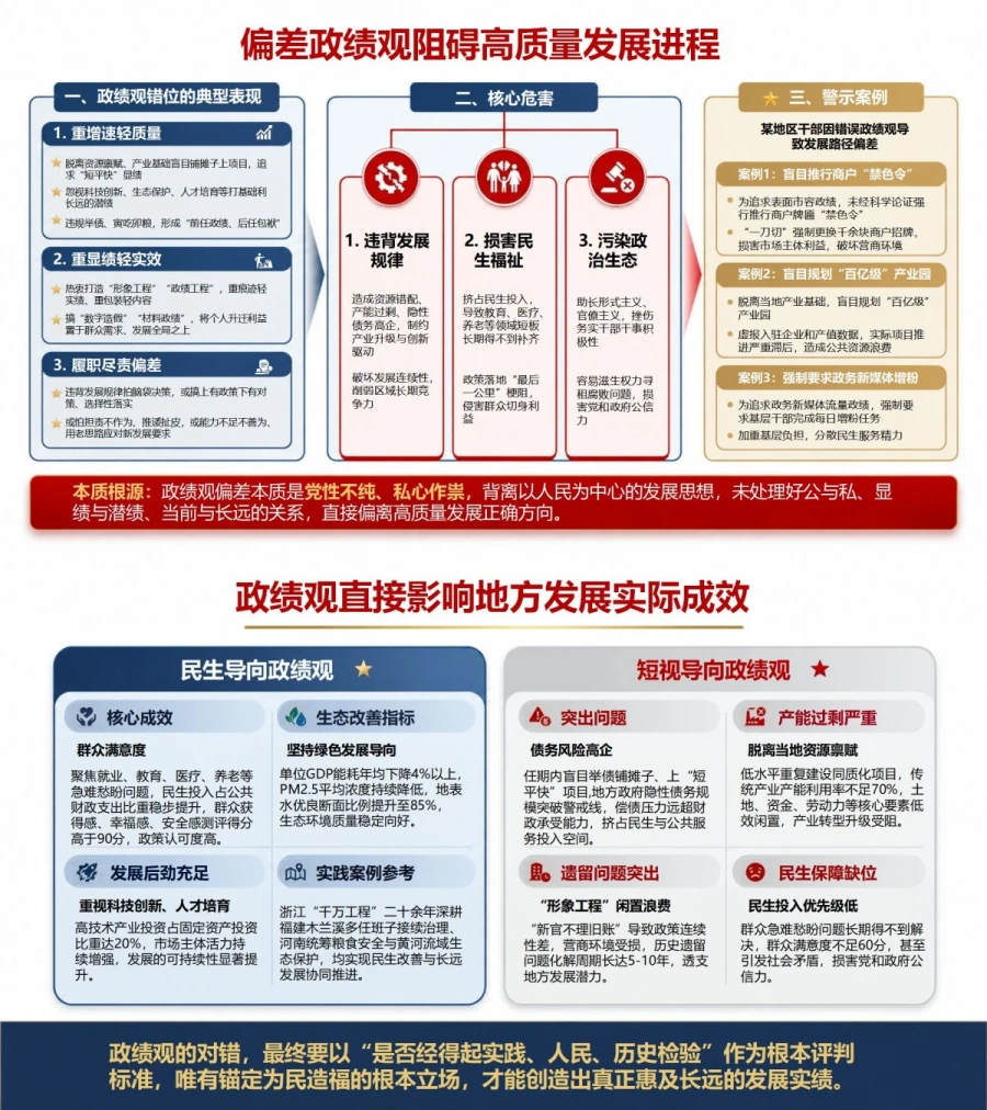 发展观政绩观辩证关系PPT：发展导向如何影响政绩取向和发展成效｜课件+讲稿内容预览1