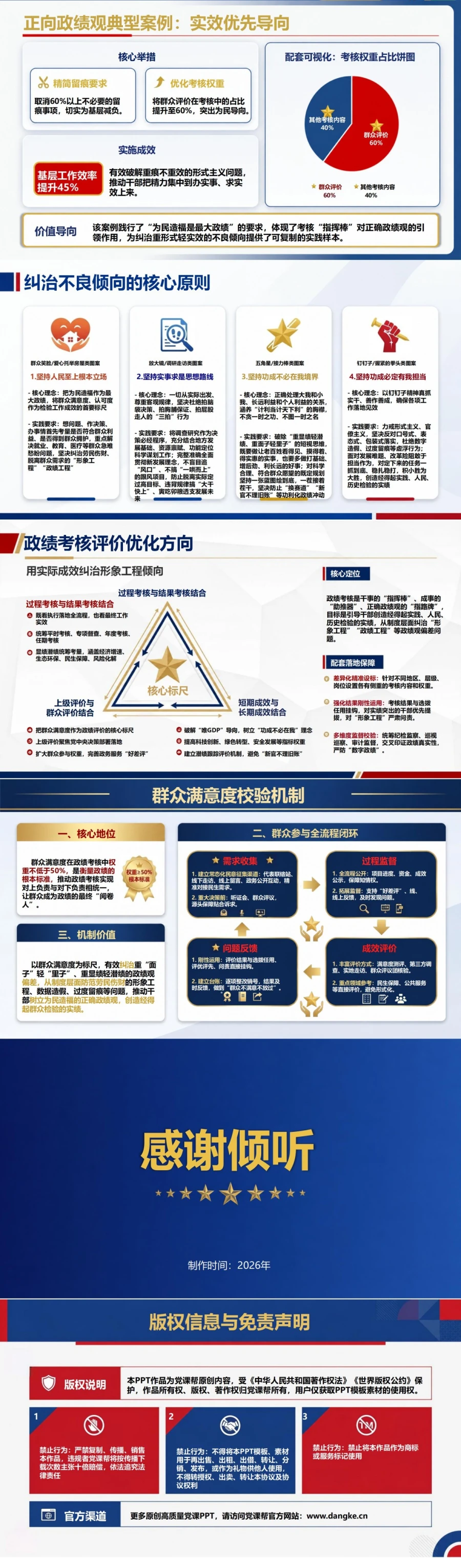 显绩与潜绩面子与里子PPT：用实际成效纠治形象工程倾向｜课件+讲稿内容预览2