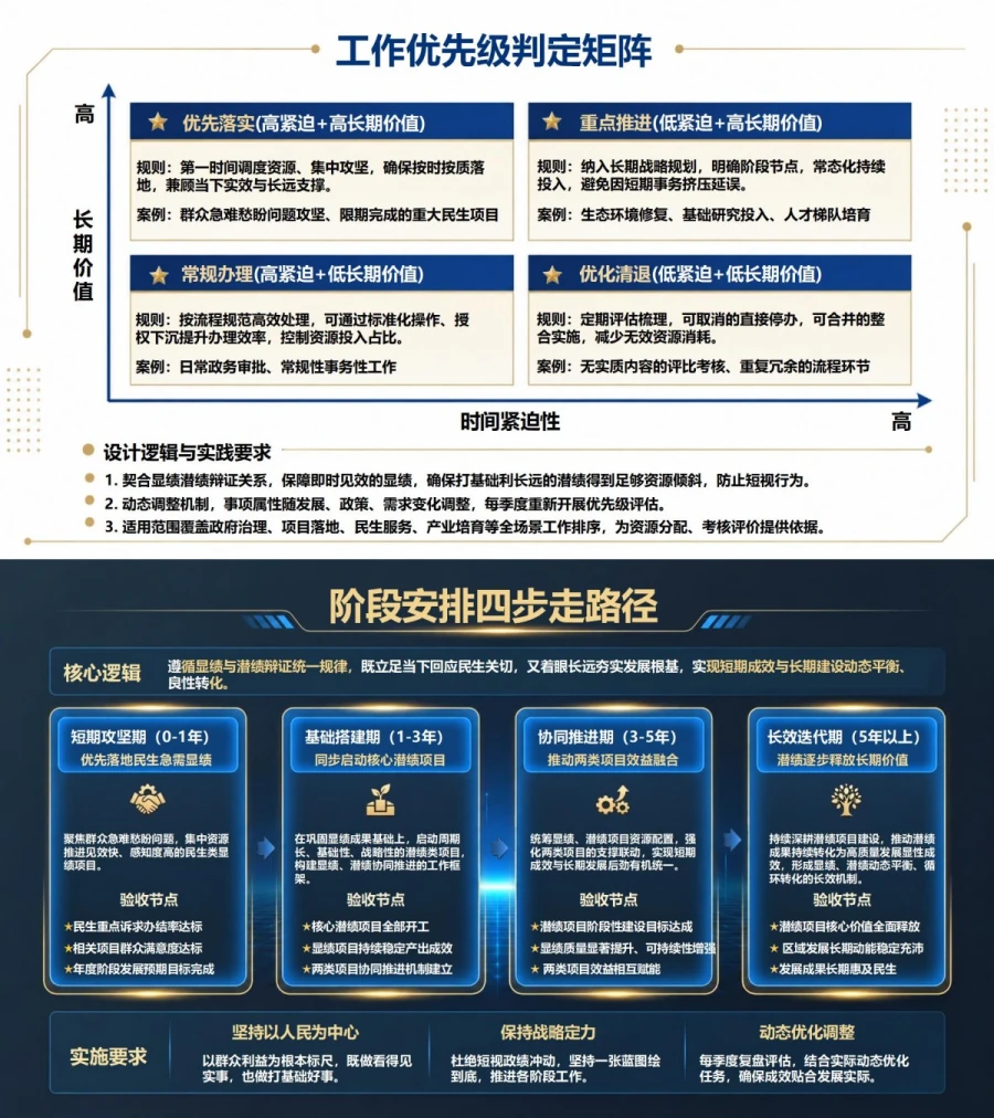 如何平衡显绩与潜绩PPT：统筹即时成效和长期基础建设｜课件+讲稿内容预览1