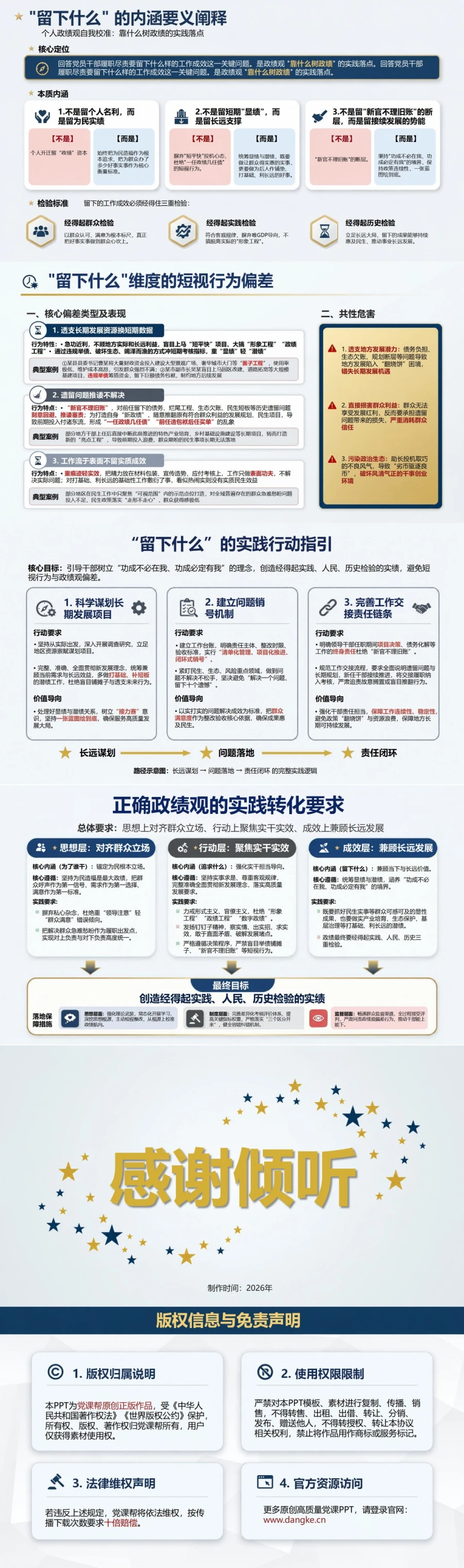个人政绩观存在的问题PPT：名利取向履职动机与群众立场的自我校准｜课件+讲稿内容预览2
