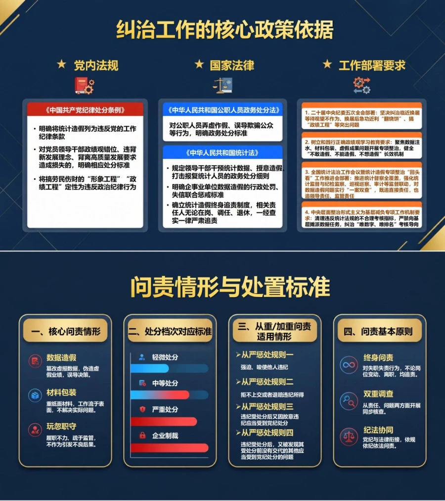 政绩观有偏差弄虚作假PPT：治理数据注水材料包装和虚假成果｜课件+讲稿内容预览1
