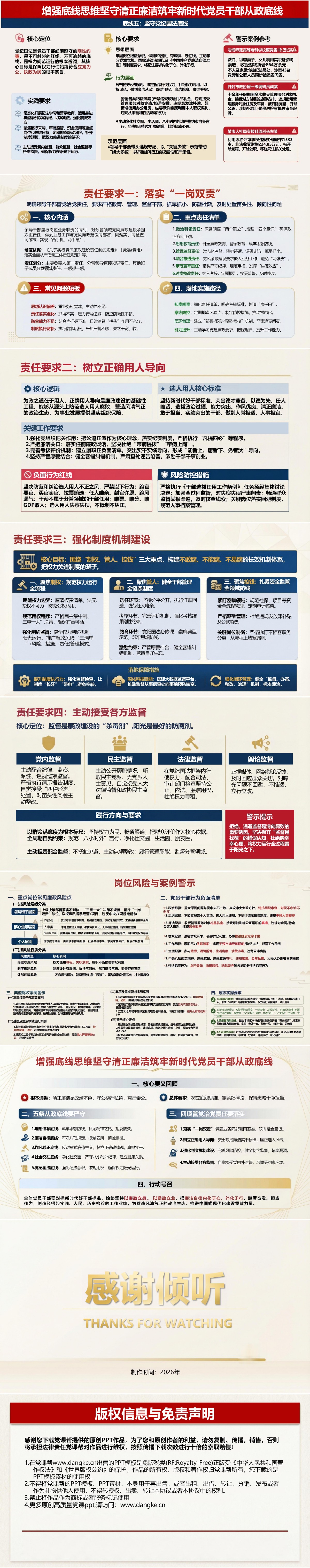 廉洁从政党课PPT：严守从政底线 永葆公仆本色｜课件+讲稿内容预览2