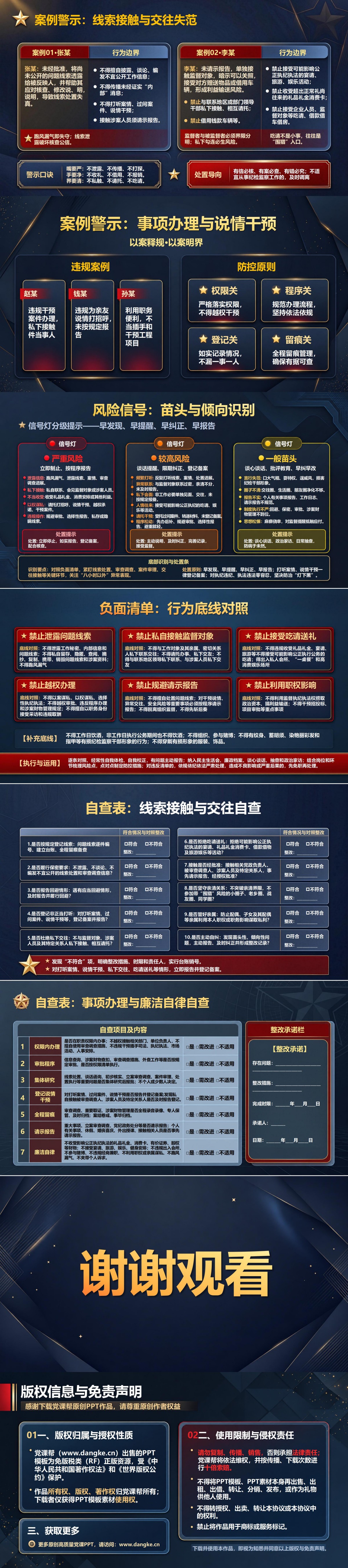纪检干部自身廉洁教育PPT：监督执纪中的自我约束｜课件+讲稿内容预览2