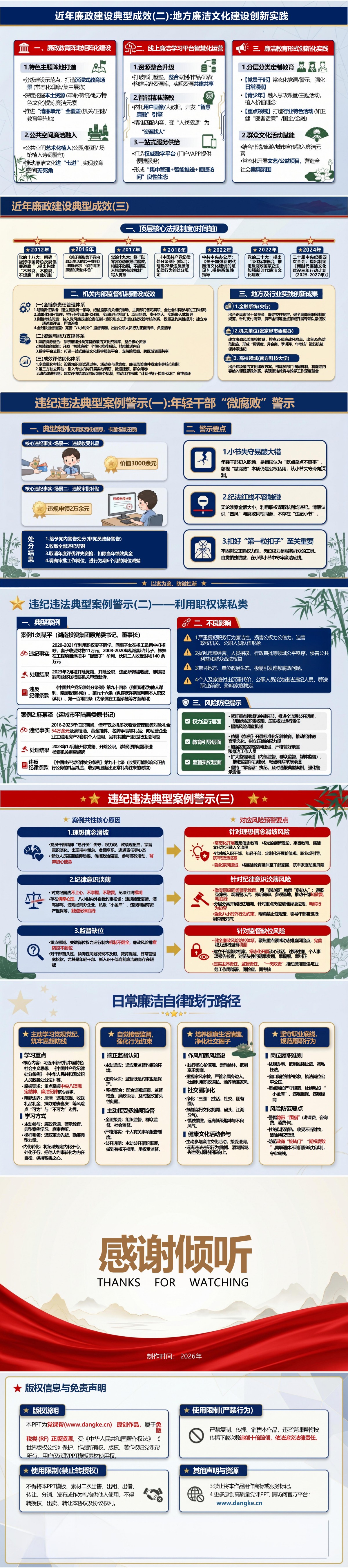 新时代廉洁文化建设PPT：厚植清廉根基筑牢拒腐防变思想防线｜课件+讲稿内容预览2