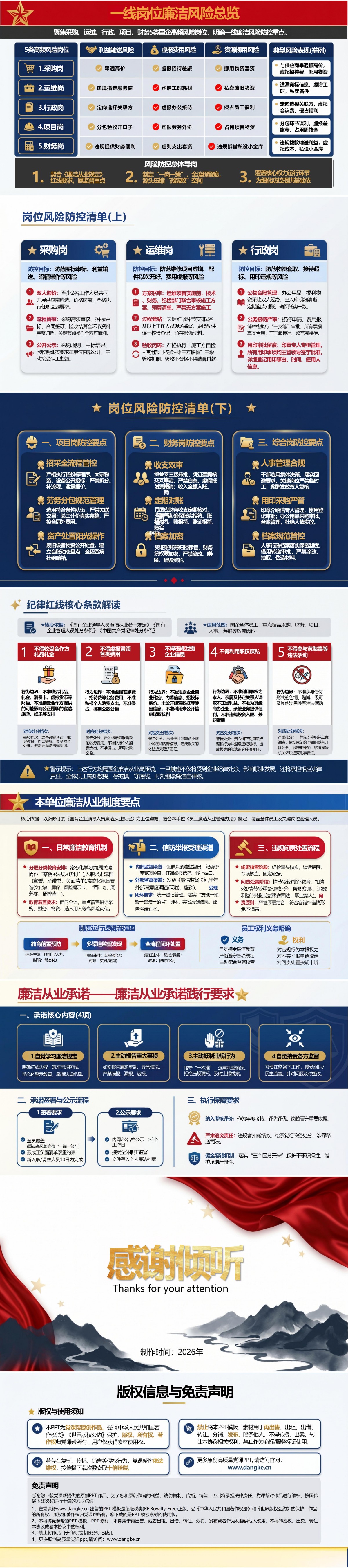 国企廉洁文化建设党课PPT：建设清廉国企 筑牢发展防线｜课件+讲稿内容预览2