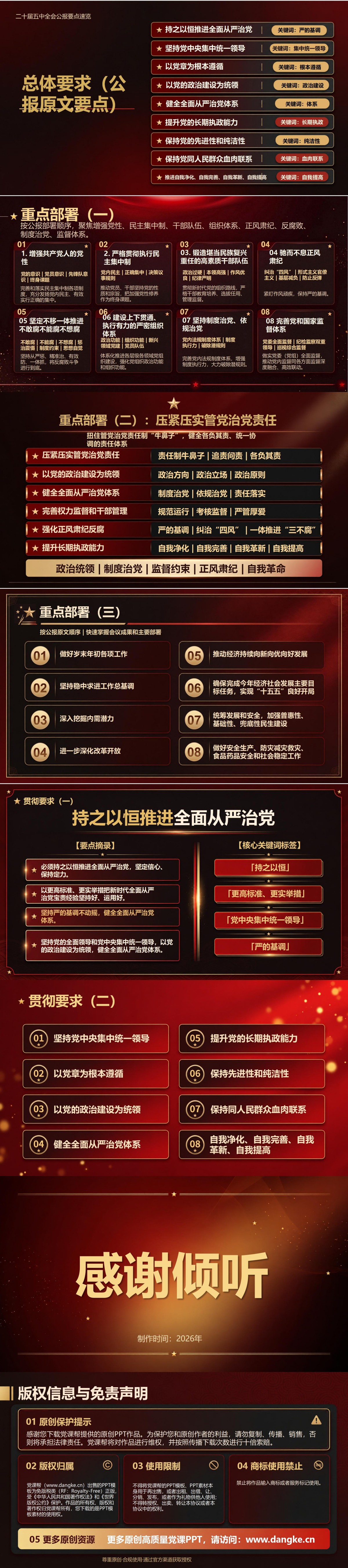 二十届五中全会公报要点速览PPT：快速掌握会议成果和主要部署｜课件+讲稿内容预览2